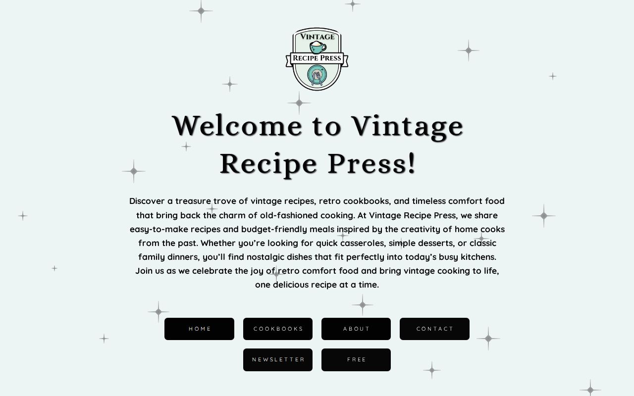 Vintage Recipe Press
